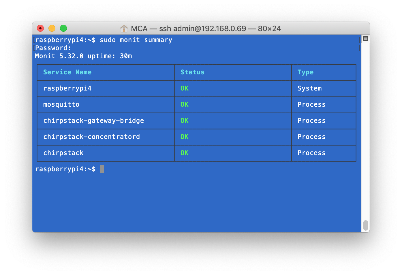 raspberrypi4-sudo-monit